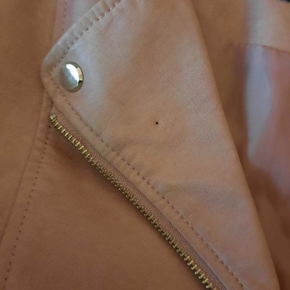 💗Dusty Pink Faux Leather Jacket💗 - Picture 4 of 6